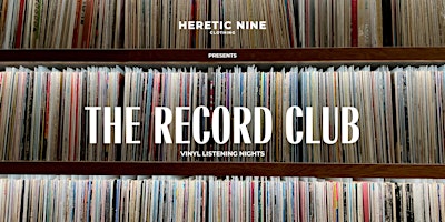 Imagem principal do evento The Record Club - Listening Nights