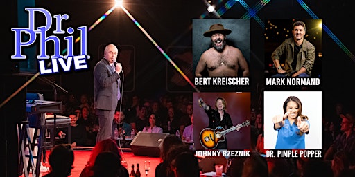 Imagem principal do evento Dr. Phil LIVE! Live Stream with Bert Kreischer, Mark Norman, Johnny Rzeznik