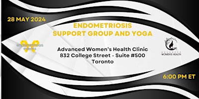 Primaire afbeelding van Endometriosis Support Group and Yoga
