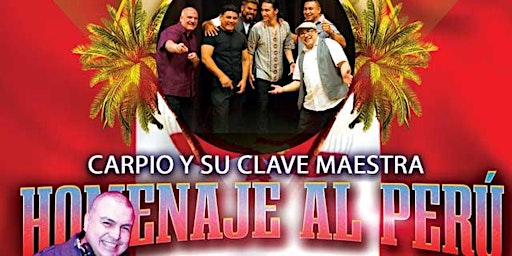 Immagine principale di Peru Live Salsa Saturday: CARPIO Y SU CLAVE MAESTRA 