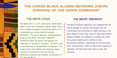 Immagine principale di Annual Donning of the Kente Ceremony with Former Senator Maggie W. Glover 