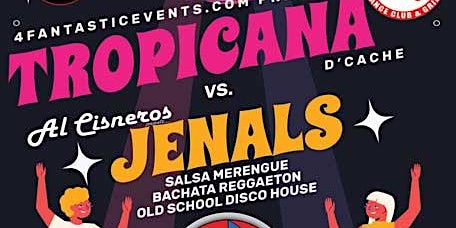 Imagem principal do evento Tropicana vs Jenals Live Saturday: Latin Swing Factor on stage & more!