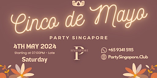 Cinco De Mayo Pub Crawl - Party Singapore Edition primary image