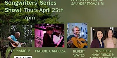 April 25th At the River  Songwriters Appreciates Earth Day Show primary image