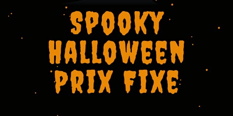 Spooky Halloween Five Course Prix Fixe (All Vegan!)