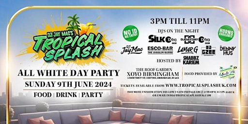 Tropical Splash All White Day Party primary image