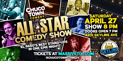 Primaire afbeelding van ChucoTown Comedy: All-Star Stand-Up Comedy Show