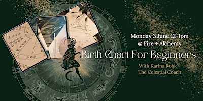 Imagem principal de Birth Chart For Beginners - A mini Masterclass to Unlock The Secrets of Your Celestial Chart