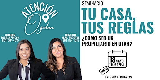 Image principale de ¡TU CASA, TUS REGLAS! ¿Cómo ser un propietario de casa en Utah?