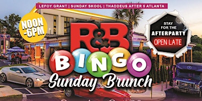 Imagem principal de Sunday Skool presents the R&B BINGO Sunday Brunch & Dayplay @ BLUE MARTINI!