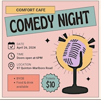 Comfort comedy show! primary image