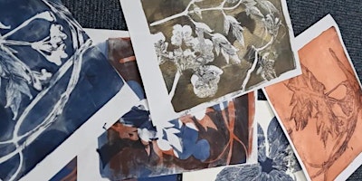Imagen principal de Botanical Prints, Stamps and Stencils using Gelli Plates.