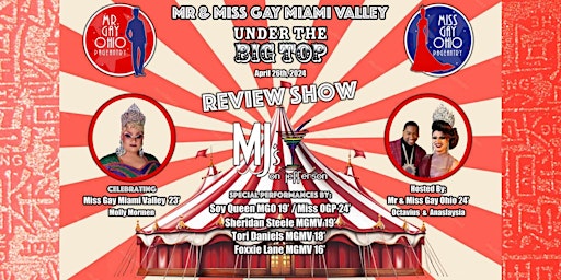 Primaire afbeelding van Mr & Miss Gay Miami Valley Review Show