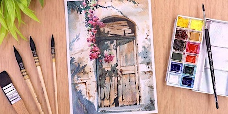 Imagem principal de WATERCOLOR ART course LEVEL 1 - 6 sessions