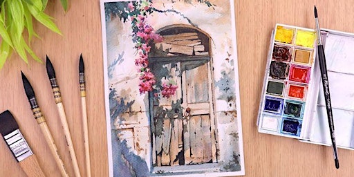 Image principale de WATERCOLOR ART course LEVEL 1 - 6 sessions