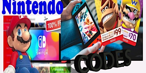 ~100% Working!! Free Nintendo Gift Card Code  Free Nintendo eShop Codes primary image