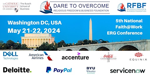 Imagem principal do evento Dare to Overcome National Faith@Work ERG Conference