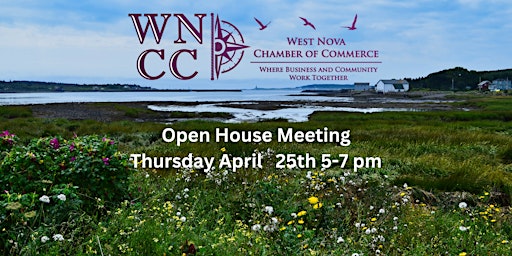 Imagen principal de Open House Meeting - West Nova Chamber of Commerce