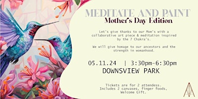 Imagem principal do evento Mom & Me: Paint & Meditate