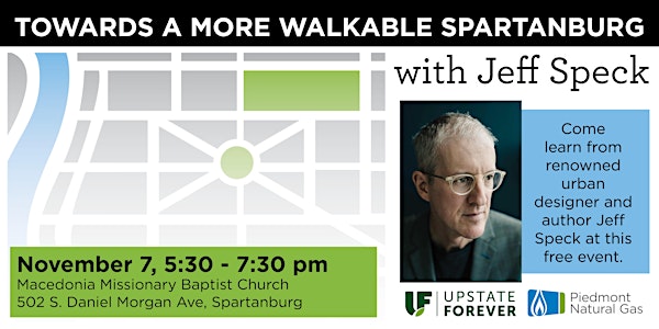 Towards a More Walkable Spartanburg with Jeff Speck