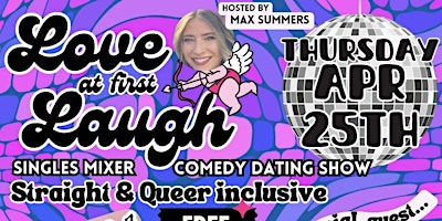 Hauptbild für Love at First Laugh @ Common Market Southend- SINGLES MIXER + COMEDY SHOW