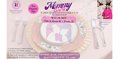Mommy & Me Table and Manners Etiquette Workshop primary image
