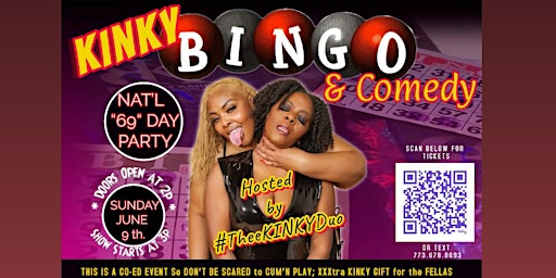 Primaire afbeelding van KINKY B.I.N.G.O. & COMEDY ~ NAT’L 69 DAY PARTY