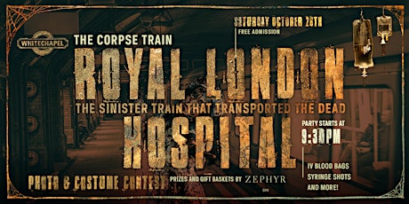 Corpse Train 2019: The Royal London Hospital primary image