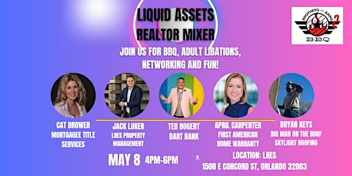 Imagem principal do evento LIQUID ASSETS: REALTOR MIXER!