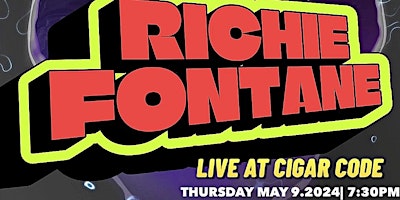 Primaire afbeelding van The Comedy Room: Live at The Cigar Code| Richie Fontane