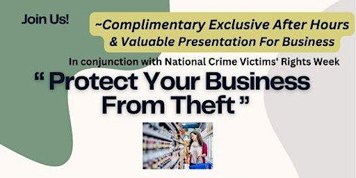 Imagem principal do evento Protect Your Business From Retail Theft