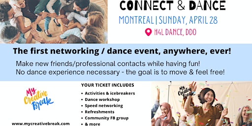 Imagem principal de Connect & Dance: Social/Professional Networking Event & Dance Workshop!