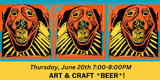 Imagem principal do evento Prints and Pints! at Artisanal Brew Works