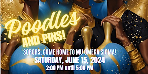 Imagem principal do evento Poodles and Pins! Come Home to Mu Omega Sigma - Bowlero Fredericksburg
