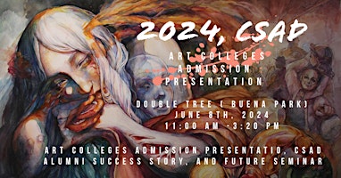 Imagem principal do evento 2024 CSAD Art Admission Presentation
