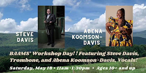 Hauptbild für BAAMS' Brass & Vocals Workshop with STEVE DAVIS & ABENA KOOMSON-DAVIS