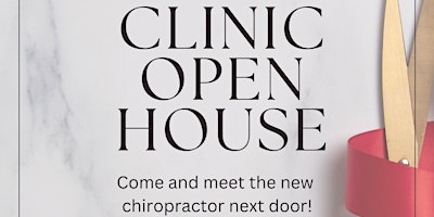 Imagem principal do evento Chiropractic Clinic Open House