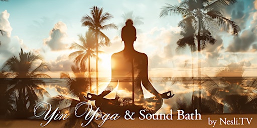Immagine principale di Sunrise Yin Yoga &  Sound Bath at Miami Beach with Nesli 