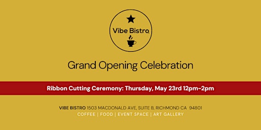 Vibe Bistro's Ribbon Cutting primary image