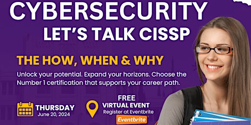 Imagem principal do evento Cybersecurity, Let’s Talk CISSP