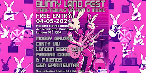 Primaire afbeelding van BunnyLand Music Festival: Bands & Beats Bonanza
