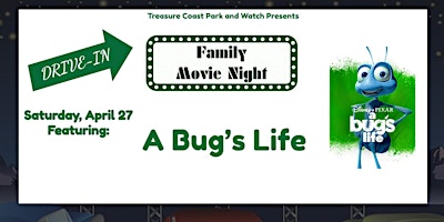 Primaire afbeelding van Saturday Drive In Movie Nights | A Bug's Life