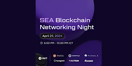 Imagem principal do evento SEA Blockchain Networking Night