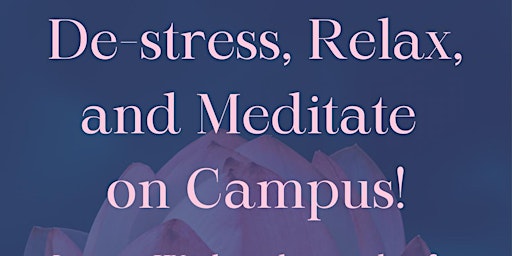 Free Meditation to De-stress & Relax on Campus- Yoga Nidra & Kirtan primary image