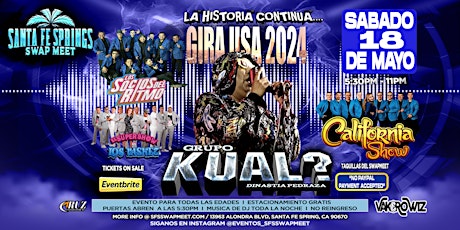 Kual, Los Socios Del Ritmo y El Super show de los Vasquez y California Show