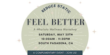 Feel Better: A Wholistic Wellness Workshop