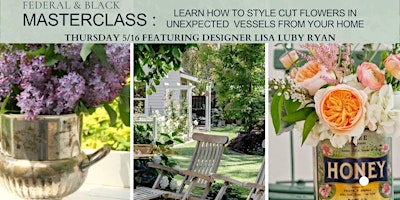 MasterClass : Learn how to style cut flowers in unexpected vessels primary image