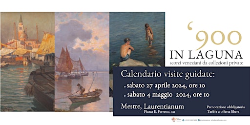 Imagem principal do evento Visita guidata alla mostra '900 in Laguna, scorci veneziani inediti