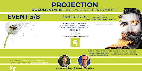 Projection film-interview "des cycles et des hommes" à Bruxelles