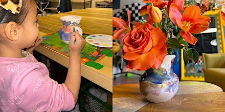 Mother's Day Vase Painting Workshop for Kids